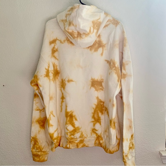 Raw Gear Fleece Hoodie NWT Tie Dye with Front Kangaroo Pocket Oversized Medium - Picture 3 of 5